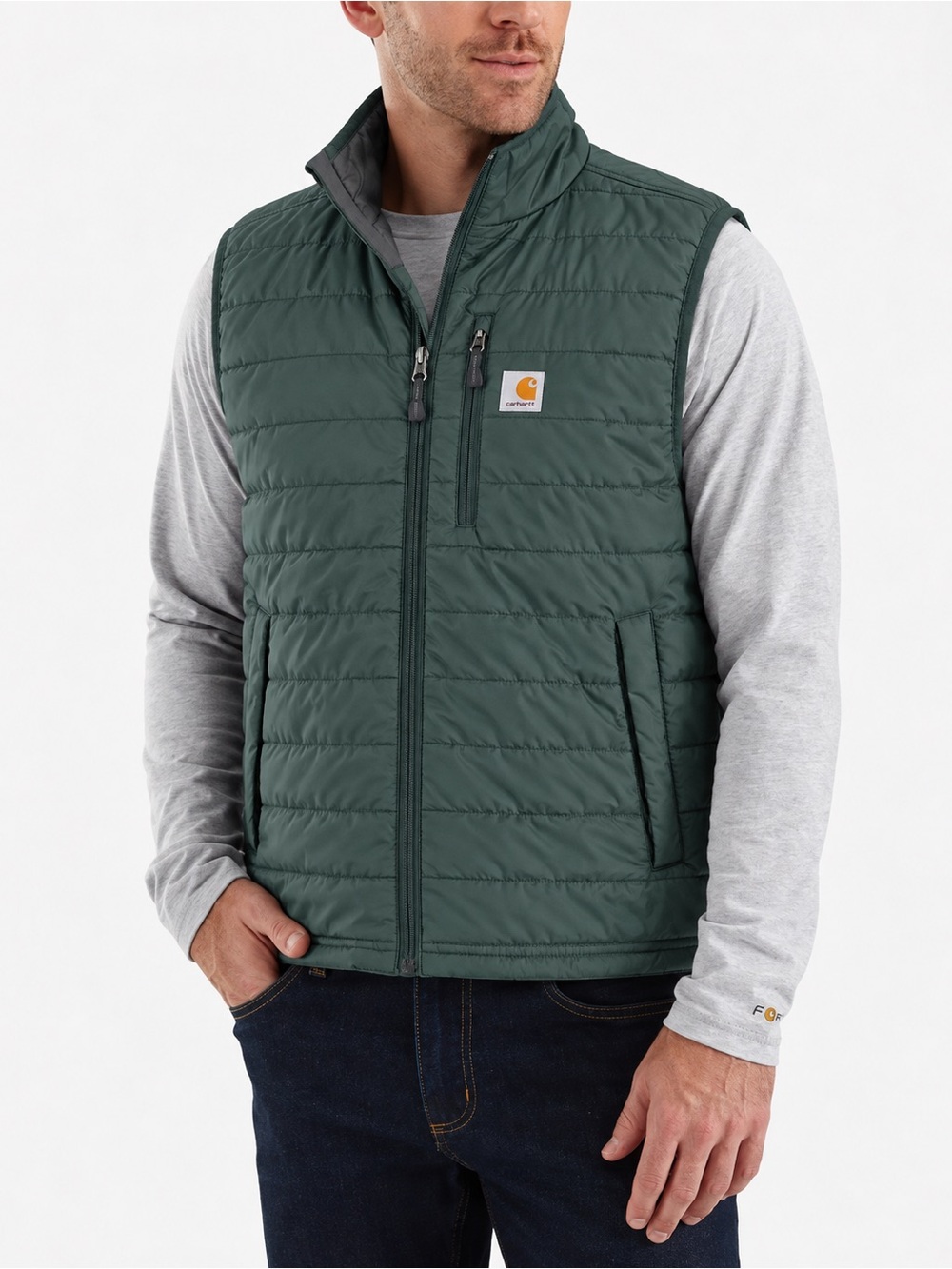 Carhartt Gilliam Vest Men’s XL Shadow Green G34 Rain Defender Insulated